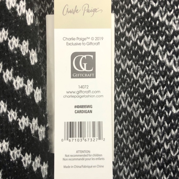 NWT Charlie Paige Cardigan Sz S/M - Picture 3 of 5